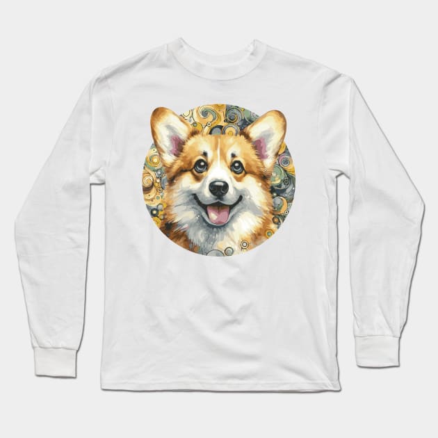 Corgi Dog Mom Long Sleeve T-Shirt by Heartsake